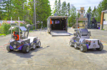 Photo de véhicules robotiques de Penquin Automated Systems